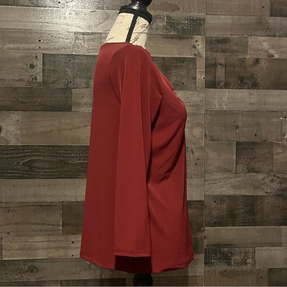 Liz Claiborne Keyhole Knot Blouse NWT - Picture 3 of 10